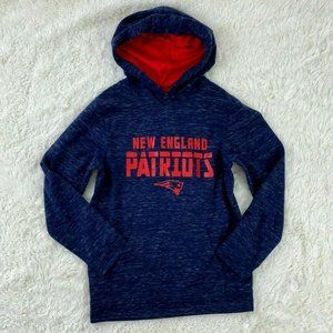 New England Patriots Hoodie Youth XL NFL Blue Red